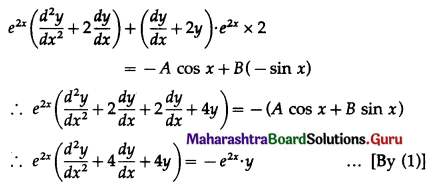 Maharashtra Board 12th Maths Solutions Chapter 6 Differential Equations Ex 6.2 Q1 (x).1