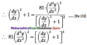 Maharashtra Board 12th Maths Solutions Chapter 6 Differential Equations Ex 6.2 Q6.3
