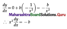 Maharashtra Board 12th Maths Solutions Chapter 6 Differential Equations Ex 6.3 Q1 (v)