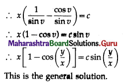 Maharashtra Board 12th Maths Solutions Chapter 6 Differential Equations Ex 6.4 Q7.1