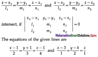Maharashtra Board 12th Maths Solutions Chapter 6 Line and Plane Ex 6.2 16