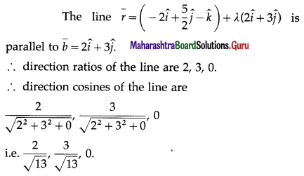 Maharashtra Board 12th Maths Solutions Chapter 6 Line and Plane Miscellaneous Exercise 6A 21