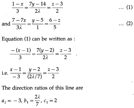 Maharashtra Board 12th Maths Solutions Chapter 6 Line and Plane Miscellaneous Exercise 6A 5