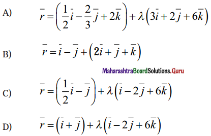 Maharashtra Board 12th Maths Solutions Chapter 6 Line and Plane Miscellaneous Exercise 6B 2