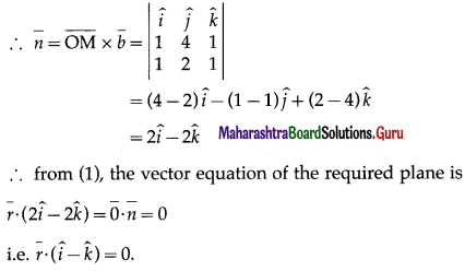Maharashtra Board 12th Maths Solutions Chapter 6 Line and Plane Miscellaneous Exercise 6B 26