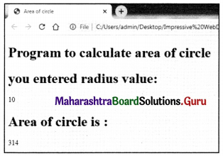 Maharashtra Board Class 11 Information Technology Important Questions Chapter 3 Impressive Web Designing 8B Q2.1