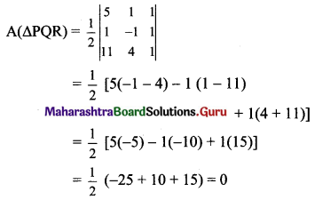 Maharashtra Board 11th Maths Solutions Chapter 4 Determinants and Matrices Miscellaneous Exercise 4(A) II Q16.1
