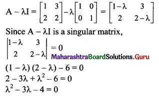 Maharashtra Board 11th Maths Solutions Chapter 4 Determinants and Matrices Miscellaneous Exercise 4(B) I Q1