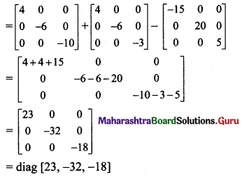 Maharashtra Board 11th Maths Solutions Chapter 4 Determinants and Matrices Miscellaneous Exercise 4(B) II Q1.2