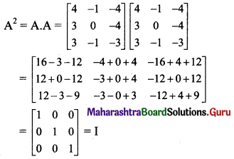 Maharashtra Board 11th Maths Solutions Chapter 4 Determinants and Matrices Miscellaneous Exercise 4(B) II Q13