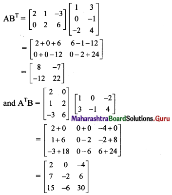 Maharashtra Board 11th Maths Solutions Chapter 4 Determinants and Matrices Miscellaneous Exercise 4(B) II Q21.1
