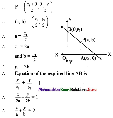 Maharashtra Board 11th Maths Solutions Chapter 5 Straight Line Miscellaneous Exercise 5 II Q29