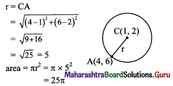 Maharashtra Board 11th Maths Solutions Chapter 6 Circle Miscellaneous Exercise 6 I Q6