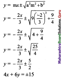 Maharashtra Board 11th Maths Solutions Chapter 7 Conic Sections Ex 7.2 Q11 (iv)