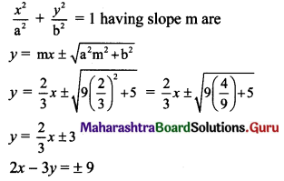 Maharashtra Board 11th Maths Solutions Chapter 7 Conic Sections Ex 7.2 Q11 (vi)