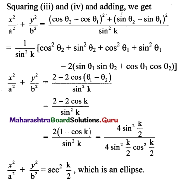 Maharashtra Board 11th Maths Solutions Chapter 7 Conic Sections Ex 7.2 Q14.1