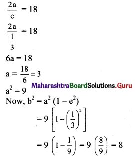 Maharashtra Board 11th Maths Solutions Chapter 7 Conic Sections Ex 7.2 Q2 (iii)