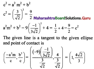 Maharashtra Board 11th Maths Solutions Chapter 7 Conic Sections Ex 7.2 Q9