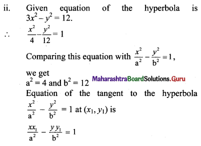 Maharashtra Board 11th Maths Solutions Chapter 7 Conic Sections Ex 7.3 Q6.1