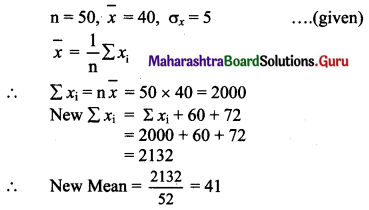 Maharashtra Board 11th Maths Solutions Chapter 8 Measures of Dispersion Miscellaneous Exercise 8 II Q12