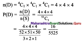 Maharashtra Board 11th Maths Solutions Chapter 9 Probability Ex 9.1 Q8.3
