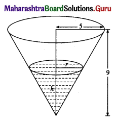 Maharashtra Board 12th Maths Solutions Chapter 6 Differential Equations Ex 6.6 Q9