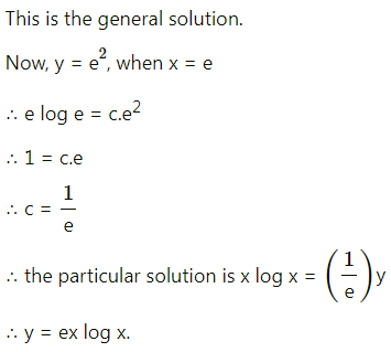 Maharashtra Board 12th Maths Solutions Chapter 6 Differential Equations Miscellaneous Exercise 6 II Q6 (i).2
