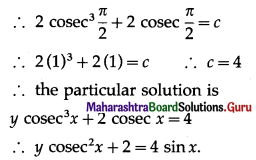 Maharashtra Board 12th Maths Solutions Chapter 6 Differential Equations Miscellaneous Exercise 6 II Q6 (iii).2
