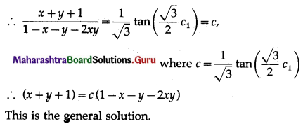 Maharashtra Board 12th Maths Solutions Chapter 6 Differential Equations Miscellaneous Exercise 6 II Q7.2