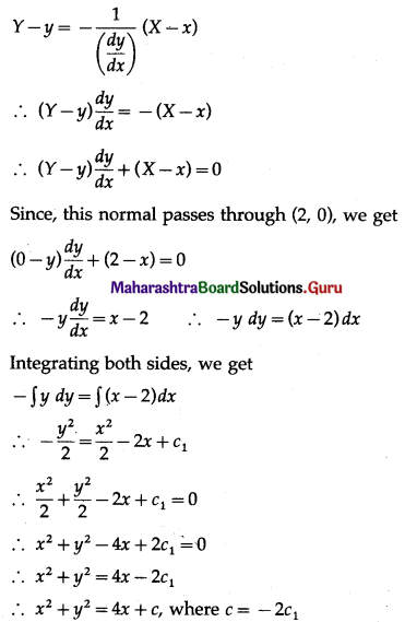 Maharashtra Board 12th Maths Solutions Chapter 6 Differential Equations Miscellaneous Exercise 6 II Q8