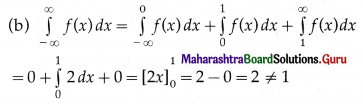 Maharashtra Board 12th Maths Solutions Chapter 7 Probability Distributions Ex 7.2 Q1.1