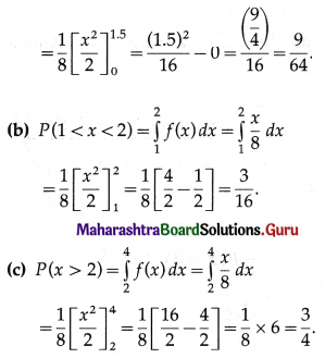 Maharashtra Board 12th Maths Solutions Chapter 7 Probability Distributions Ex 7.2 Q2.1