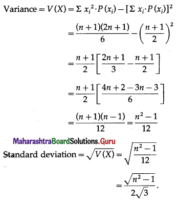 Maharashtra Board 12th Maths Solutions Chapter 7 Probability Distributions Miscellaneous Exercise 7 II Q10.10