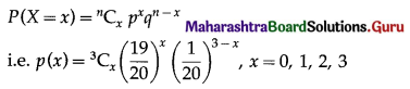 Maharashtra Board 12th Maths Solutions Chapter 8 Binomial Distribution Ex 8.1 Q9