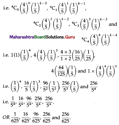 Maharashtra Board 12th Maths Solutions Chapter 8 Binomial Distribution Miscellaneous Exercise 8 II Q14.1