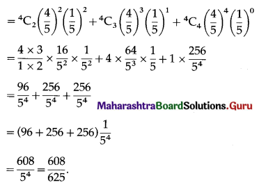 Maharashtra Board 12th Maths Solutions Chapter 8 Binomial Distribution Miscellaneous Exercise 8 II Q14.2