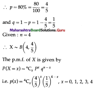 Maharashtra Board 12th Maths Solutions Chapter 8 Binomial Distribution Miscellaneous Exercise 8 II Q14