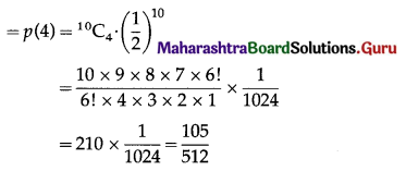 Maharashtra Board 12th Maths Solutions Chapter 8 Binomial Distribution Miscellaneous Exercise 8 II Q3.2