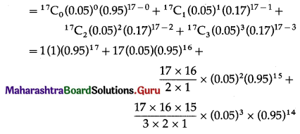 Maharashtra Board 12th Maths Solutions Chapter 8 Binomial Distribution Miscellaneous Exercise 8 II Q5