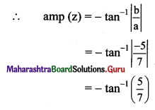 Maharashtra Board 11th Maths Solutions Chapter 1 Complex Numbers Ex 1.3 Q1 (i)