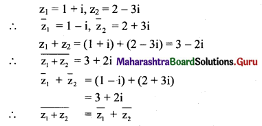 Maharashtra Board 11th Maths Solutions Chapter 1 Complex Numbers Ex 1.3 Q9 (i)