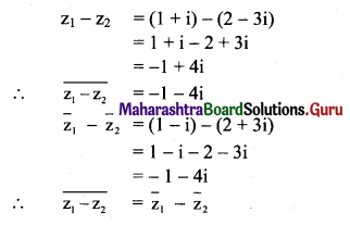 Maharashtra Board 11th Maths Solutions Chapter 1 Complex Numbers Ex 1.3 Q9 (ii)