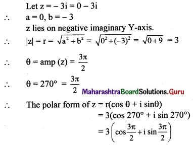 Maharashtra Board 11th Maths Solutions Chapter 1 Complex Numbers Miscellaneous Exercise 1 II Q6 (vi)