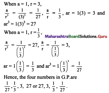 Maharashtra Board 11th Maths Solutions Chapter 2 Sequences and Series Ex 2.1 Q7.1