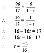 Maharashtra Board 11th Maths Solutions Chapter 2 Sequences and Series Ex 2.3 Q4