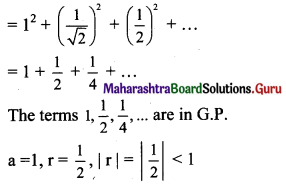 Maharashtra Board 11th Maths Solutions Chapter 2 Sequences and Series Ex 2.3 Q7.1