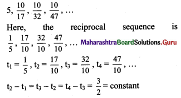 Maharashtra Board 11th Maths Solutions Chapter 2 Sequences and Series Ex 2.4 Q1 (iii)