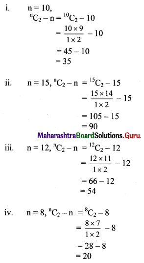 Maharashtra Board 11th Maths Solutions Chapter 3 Permutations and Combination Ex 3.6 Q11