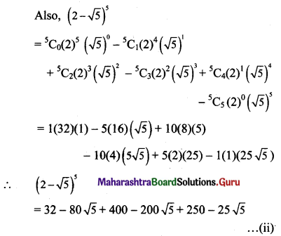 Maharashtra Board 11th Maths Solutions Chapter 4 Methods of Induction and Binomial Theorem Ex 4.2 Q3 (ii).1