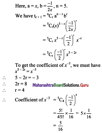 Maharashtra Board 11th Maths Solutions Chapter 4 Methods of Induction and Binomial Theorem Ex 4.3 Q2 (iv)
